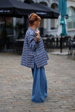 Khloe oversized blazer - blue PDP