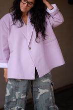 Khloe oversized blazer - LILAC