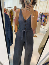 VICHAYITO jumpsuit jeansblauw