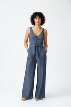 VICHAYITO jumpsuit jeansblauw