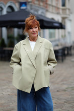 Khloe oversized blazer - sage green