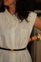 Linnen blouse ecru