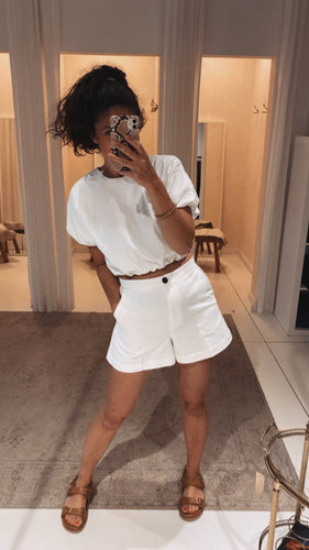 VINCENZA SHORTS WHITE - EDITED