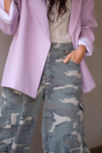 Khloe oversized blazer - LILAC