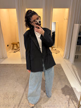 Oversized blazer - black