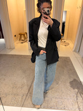 Oversized blazer - black