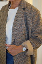 Khloe oversized blazer - brown PDP