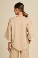 Travel teeshirt beige - March23