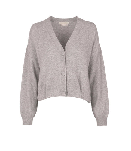 ASSANE CARDIGAN L.GREY - MARCH23
