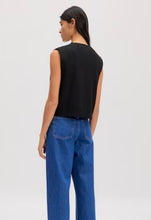 Vaya black knit vest