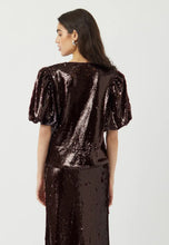 ROYALINA SEQUIN TOP - YAS