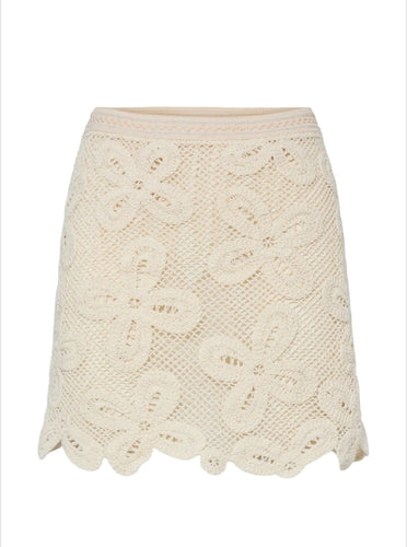 ANULA CROCHET SKIRT - YAS