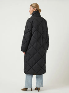 SELURA LONG PADDED COAT - YAS