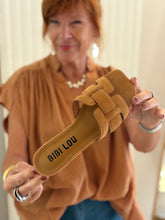 Holly flat sandals camel - Bibi Lou