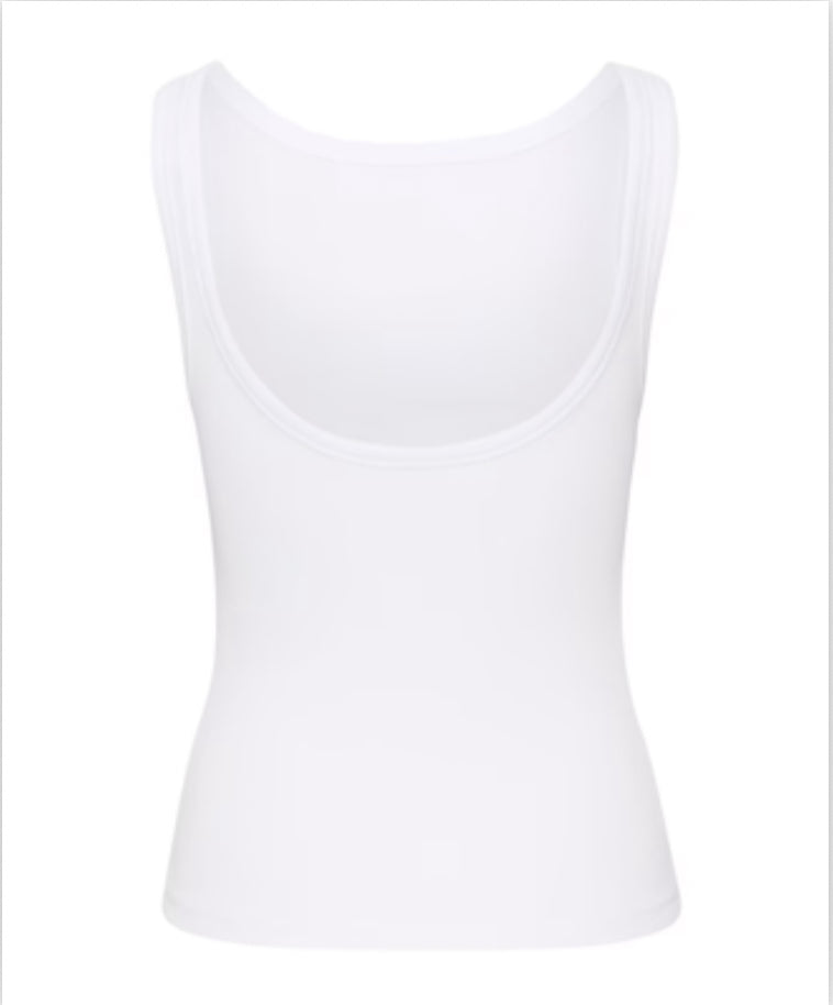 DREW REVERSABLE TOP WHITE - GESTUZ