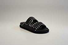 Two strap sandal raffia - Colors of californa