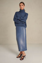 CORIANNE SKIRT CLOUDY BLUE - MARCH23