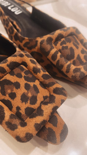 LEOPARD SLINGBACK - BIBI LOU