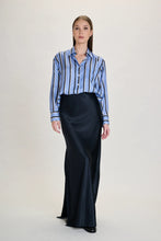 JOELLE LONG SKIRT NAVY - MARCH23