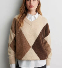 Forca v-n knit beige - Second Female