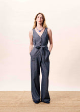VICHAYITO jumpsuit jeansblauw