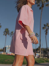 Gloria denimdress pink- Les Soeurs