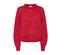 HIBBO RED KNIT - YAS