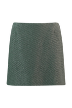 ISLA SKIRT RAFFIA BOTTLE GREEN - MARCH23