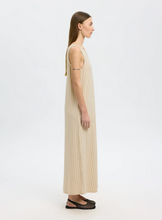 ANOLA LOW BACK ANKLEDRESS - PINSTRIPE - SELECTED