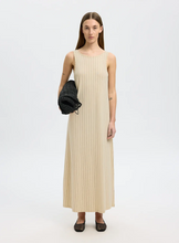 ANOLA LOW BACK ANKLEDRESS - PINSTRIPE - SELECTED