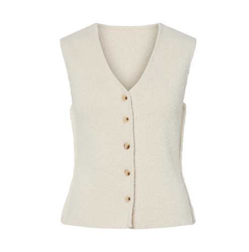 GALLY KNIT VEST - YAS