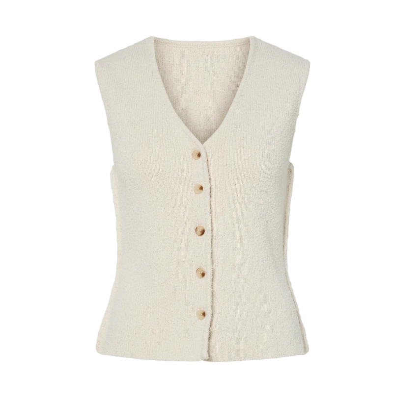 GALLY KNIT VEST - YAS