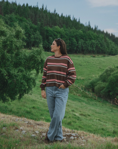 MAXIME T-SHIRT LS BROWN - LES SOEURS