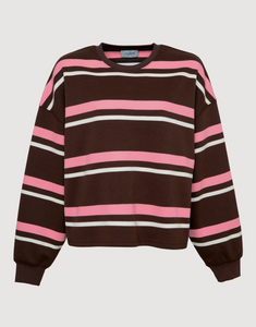 MAXIME T-SHIRT LS BROWN - LES SOEURS