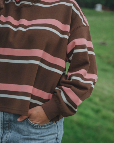 MAXIME T-SHIRT LS BROWN - LES SOEURS