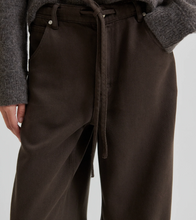 IRVINE DENIM TROUSERS CHOCOLATE - SECOND FEMALE