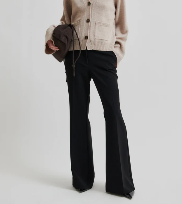 FIQUE FLARED TROUSERS - SECOND FEMALE