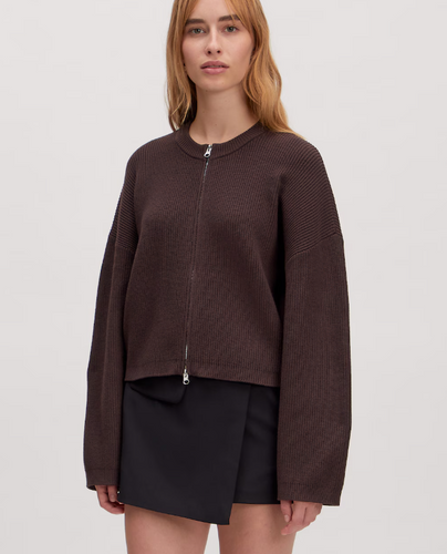 LLLEANA CARDIGAN BROWN - EDITED