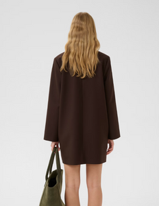 PAULA DRESS BROWN - GESTUZ