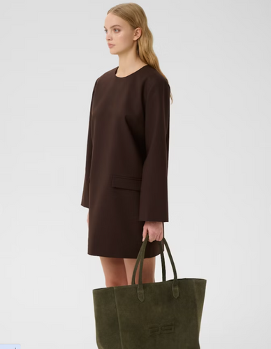 PAULA DRESS BROWN - GESTUZ