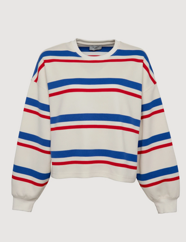 MAXIME LS TEE RED/BLUE- LES SOEURS