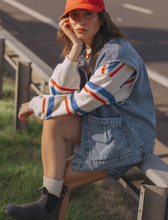 MAXIME LS TEE RED/BLUE- LES SOEURS