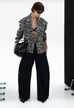 ZEBRA BLAZER BLACK/WHITE