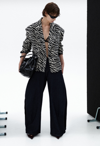 ZEBRA BLAZER BLACK/WHITE