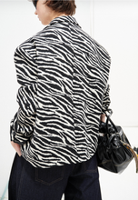 ZEBRA BLAZER BLACK/WHITE