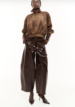 BROW LAQUEE BARREL TROUSERS