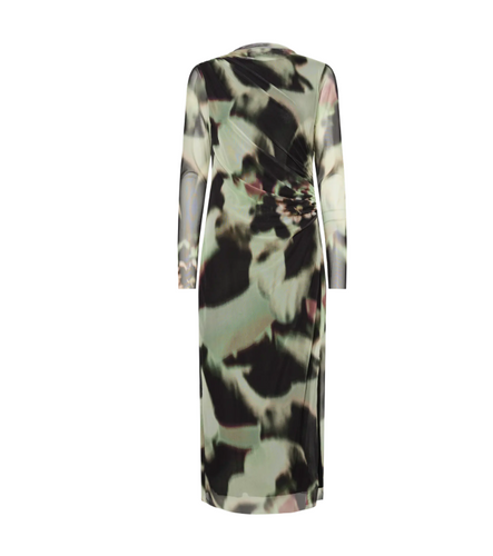 YASLOMI MESH DRESS - YAS