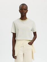 SLWESSENTIAL SS STRIPED BOXY TEE - SELECTED