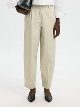 SLWBARREL MILLE HW PANT SAGE GREEN - SELECTED