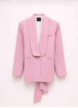 PINK BLAZER WITH WAISTBELT